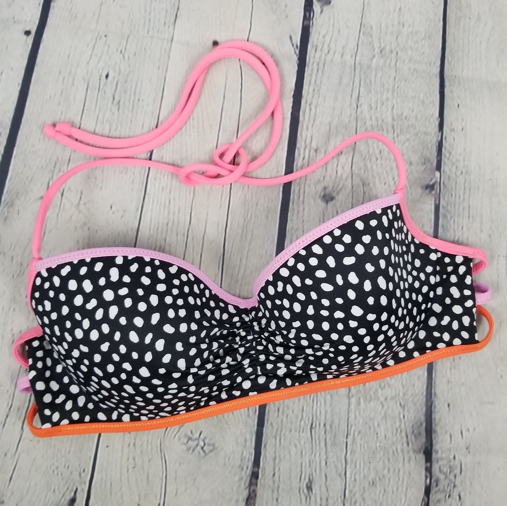 VICTORIA'S SECRET | polka-dot strappy bikini top